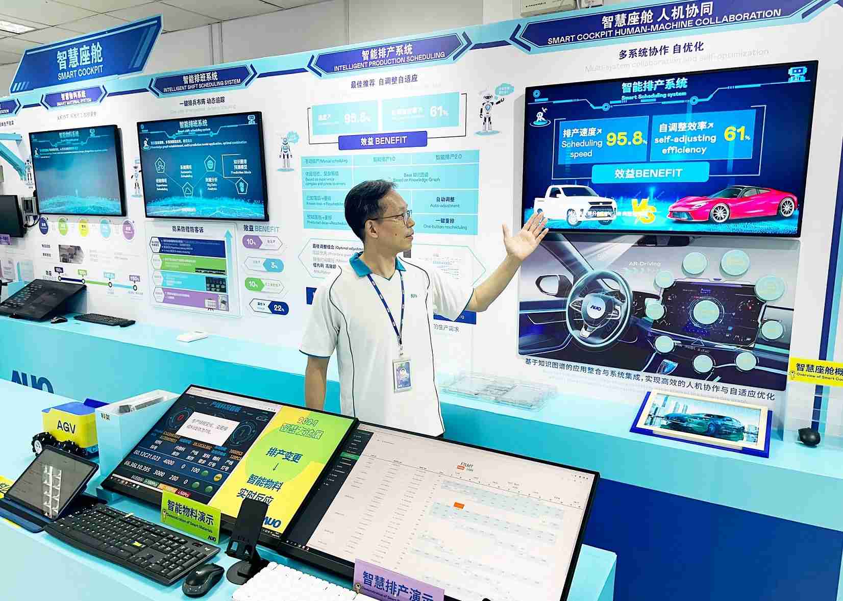 尊龙集团厦门将5G+ABC技术串联生产管理全流程，，打通研发、、采购、、生管、、制程、、、、设备、、、、质量等产品全生命周期制造流程，，，，完成数字化设计、、智慧供应链、、、智能座舱、、全流程设备管理、、、、数据驱动优化、、、、智慧在线检测、、智慧品管等自适应生产模式升级