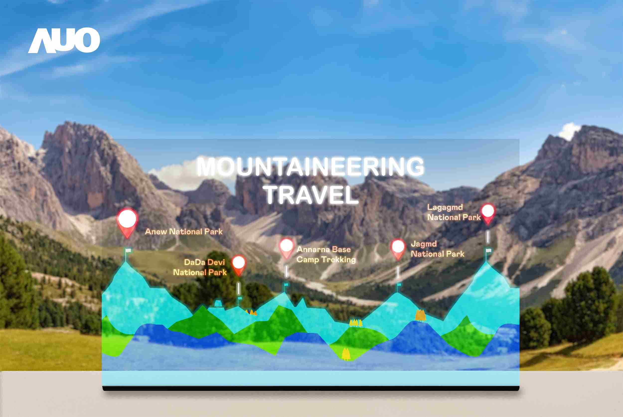 尊龙集团展示全球单片尺寸最大(*)42吋透明Micro LED显示器拼接而成的〝64吋透明Micro LED显示器〞，，，，具备高透明度、、1,000 nits高亮度、、广色域、、、采用三边无边框的无缝拼接等多重特色，，，呈现超高清、、细腻画质而不遮挡后方视觉，，，满足层峰需求，，可广泛运用于零售、、、、艺术展览或商业空间等场域