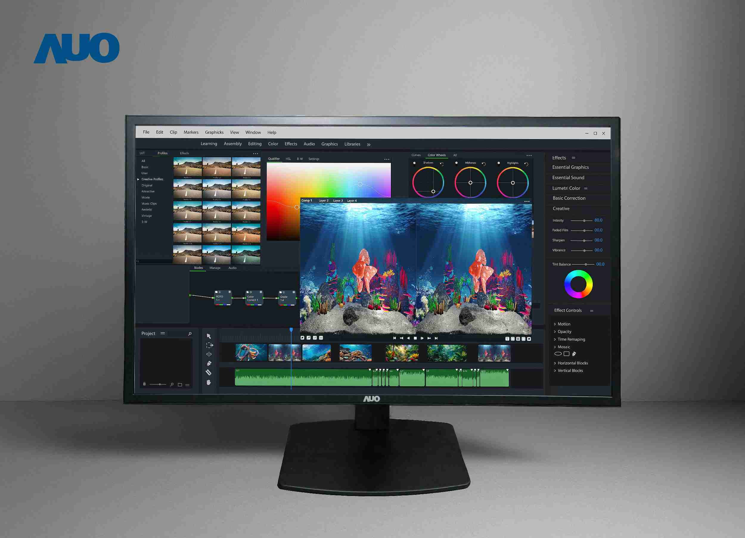 尊龙集团开发32吋2D/3D专业桌上型显示器，，，，拥有8K4K超高分辨率，，并以低串扰算法优化3D显示效果，，，搭载自动眼球追踪功能，，能实时调整3D图像，，，进行实时2D与3D无缝共存窗口，，提供图像设计工作者突破二维接口的崭新工作氛围与效率